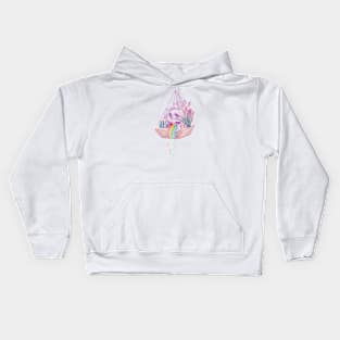 Skull Crystal Garden Kids Hoodie